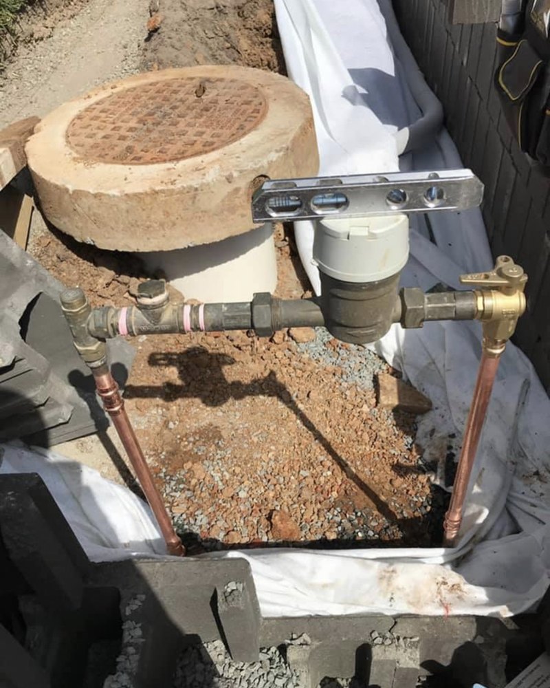 New Water Meter And Service — ABSO Plumbing